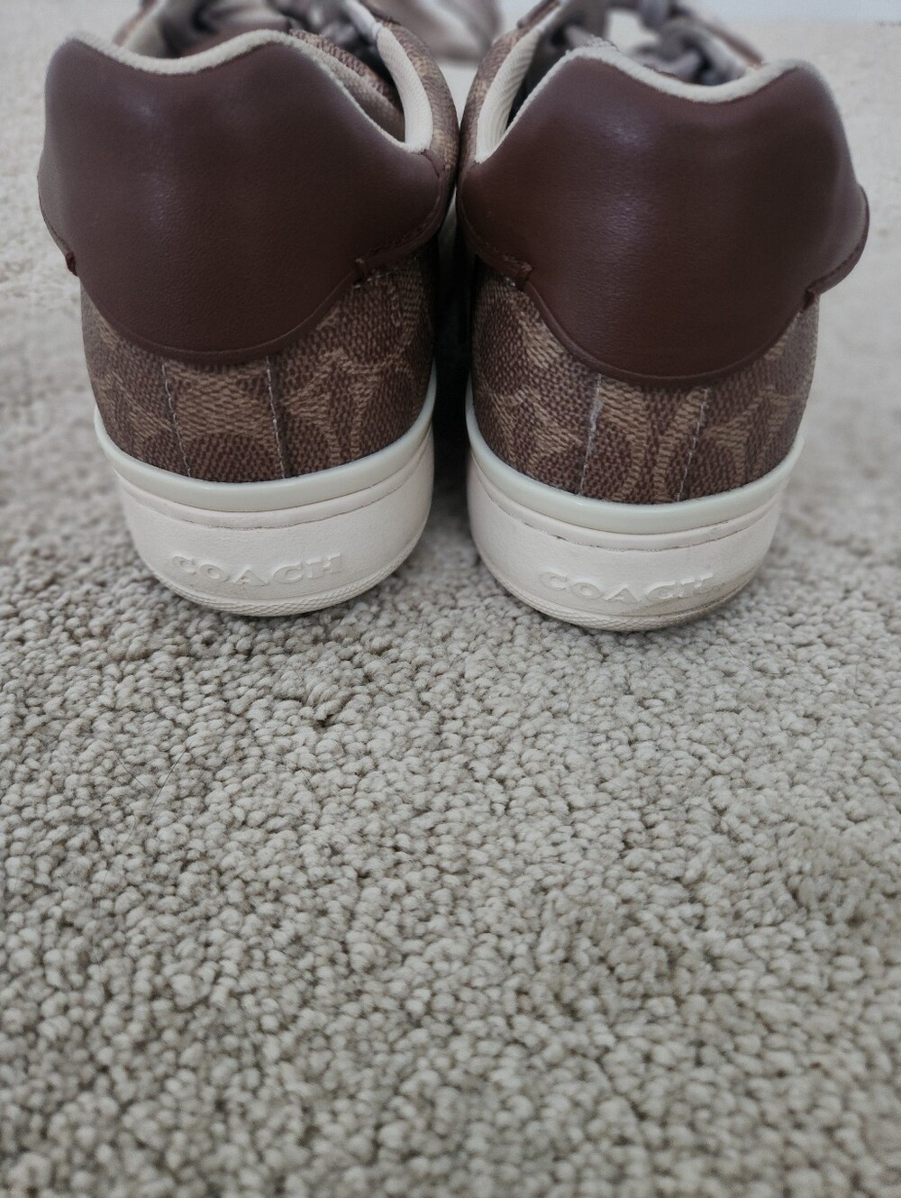 Coach Lowline Luxe Signature Canvas Low Top Sneaker Sz 9 - Picture 10 of 10
